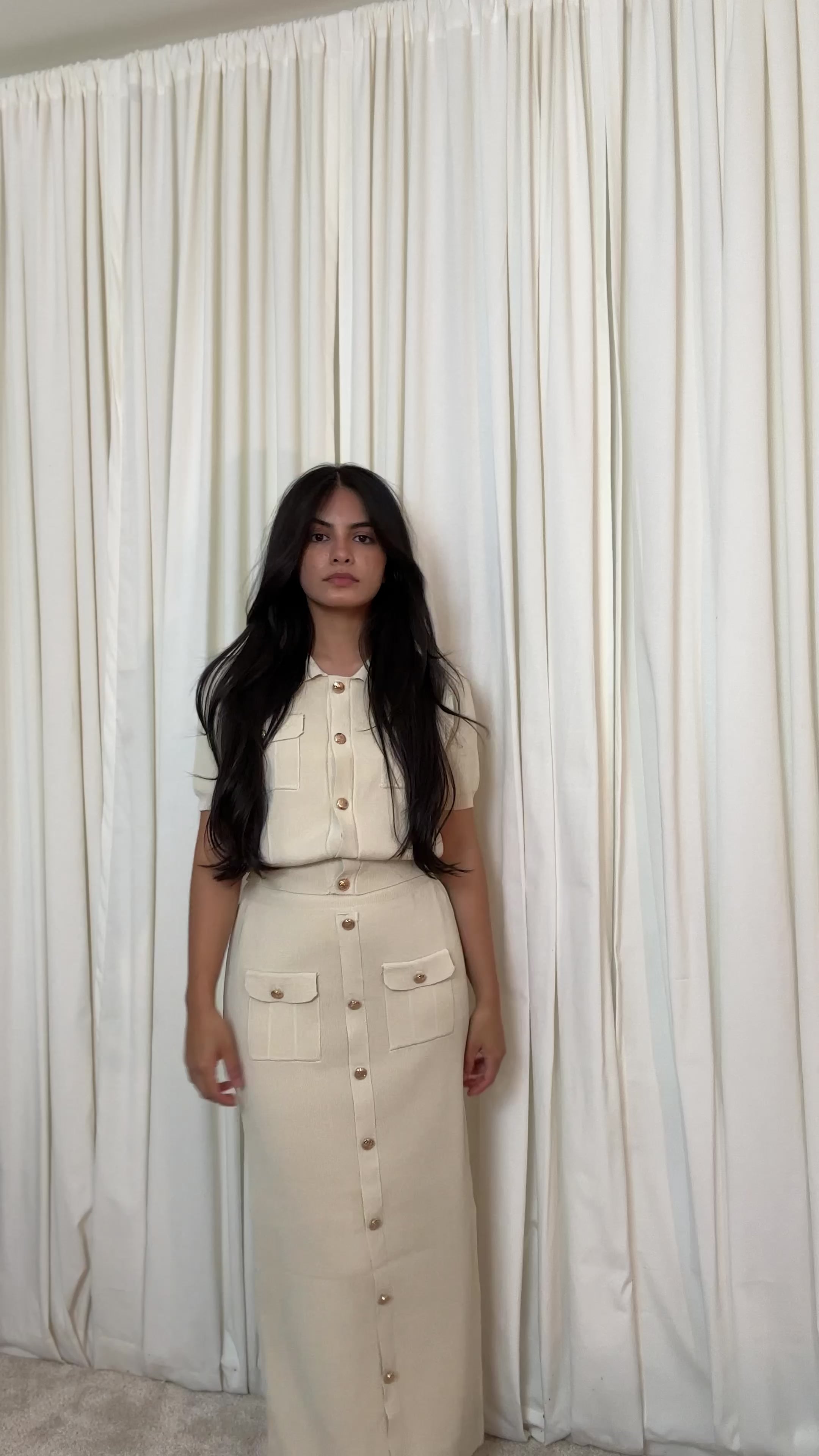 Zhamira Midi Skirt Set