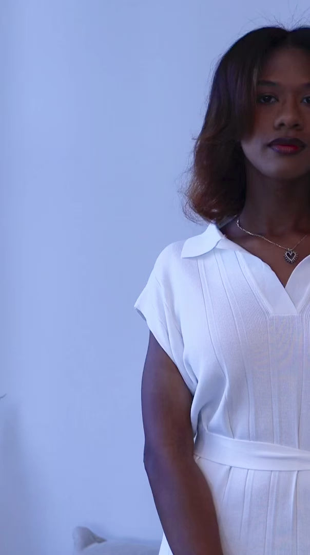 Lisamarie Midi Dress White
